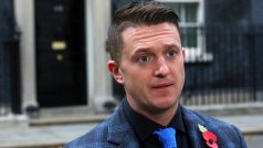 Pravicový extremista Tommy Robinson, vlastním jménem Stephen Yaxley-Lennon