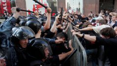 Sobotní protivládní protesty v Moskvě