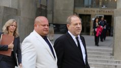 Harvey Weinstein v srpnu před newyorským soudem.