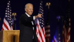 „Zvítězili jsme s největším počtem hlasů v historii země,“ uvedl Joe Biden na začátku svého vítězného projevu.