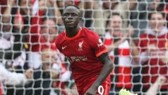 Sadio Mané oslavuje vstřelenou branku