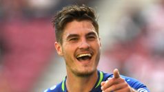 Patrik Schick v dresu Bayeru Leverkusen