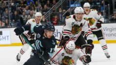 Hokejisté Chicaga s Dominikem Kubalíkem v sestavě zdolali Seattle 4:2 a vyhráli v NHL počtvrté za sebou