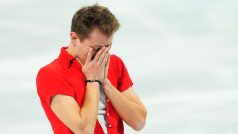 Krasobruslař Michal Březina na olympijských hrách v Pekingu pokazil krátký program a poprvé v kariéře nepostoupil na vrcholné akci do volných jízd