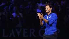 Roger Federer se loučí na Laver Cupu