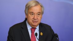 Antonio Guterres na klimatickém summitu COP 27