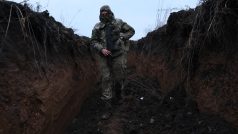 Operátor vojenských dronů na východní Ukrajině