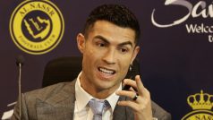 Cristiano Ronaldo na tiskové konferenci