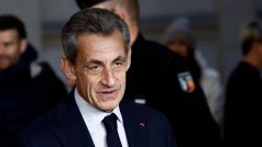 Bývalý francouzský prezident Nicolas Sarkozy u odvolacího soudu v Paříži