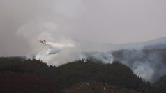 Hasicí letadlo nad Tenerife