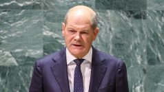 Německý kancléř Olaf Scholz na Valném shromáždění OSN