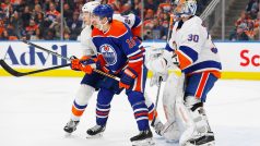 Zápas Edmontonu proti New York Islanders