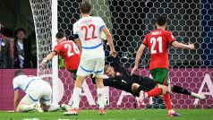 Tomáš Souček měl v zápase s Portugalskem hodně práce v defenzivě