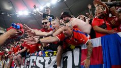 Čeští fanoušci na fotbalovém Euru v Hamburku
