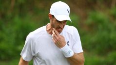 Andy Murray na tréninku před startem tenisového Wimbledonu