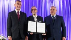 Andrej Babiš, Herbert Kickl a Viktor Orbán