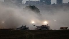 Izraelské tanky v Gaze