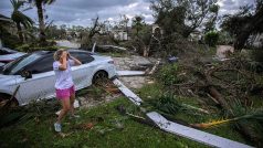 Wellington na Floridě po zásahu hurikánu Milton