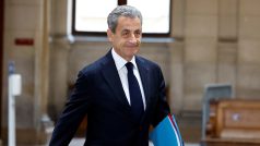 Bývalý francouzský prezident Nicolas Sarkozy u soudu v listopadu 2023