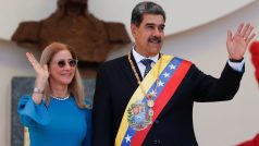 Nicolás Maduro při inauguraci