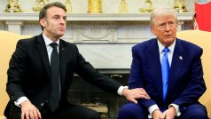 Francouzský prezident Emmanuel Macron se v Bílém domě setkal s americkým prezidentem Donaldem Trumpem