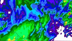 V úterý a ve středu očekává Český hydrometeorologický ústav intenzivní srážky