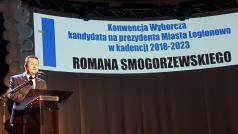 Kandidát na starostu polského Legionowa Roman Smogorzewski.