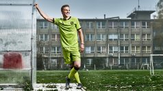 Bořek Dočkal v novém zeleném dresu české reprezentace