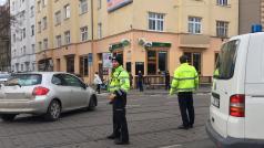 Zásah policistů v Lidické ulici v Brně