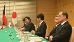 Bilaterální jednání delegací Japonska a České republiky v Tokiu