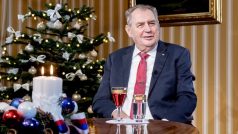 Prezident Miloš Zeman při svém posledním vánočním poselství