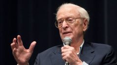 Michael Caine před premiérou filmu Bestsellery