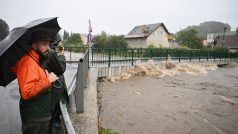 Situace v obci Písečná v okrese Frýdek-Místek