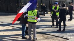 Demonstranti vyšli do ulic, aby oslavili tři měsíce od prvních protestů v listopadu.