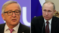 Jean-Claude Juncker a Vladimír Putin.