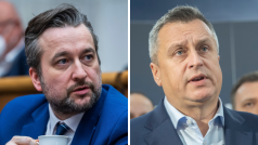 Ľuboš Blaha (vlevo) a Andrej Danko