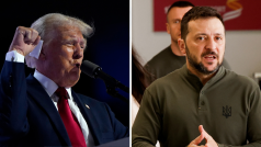 Donald Trump a Volodymyr Zelenskyj