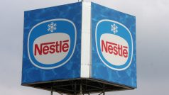 Logo firmy Nestlé.
