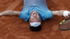 Marco Cecchinato po senzačním postupu do semifinále French Open.