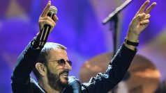 Britský zpěvák Ringo Starr a jeho All Star Band vystoupili v Kongresovém centru v Praze.