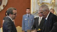 Prezident Miloš Zeman jmenuje soudce