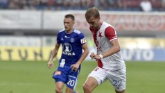 Tomáš Souček v zápase proti Olomouci