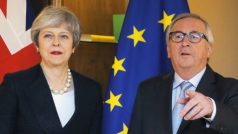 Theresa Mayová se den před druhým hlasováním o brexitu setkala s Jeanem-Claudem Junckerem.