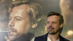Herec Viktor Dvořák na tiskové konferenci v Praze, kde byl 16. července 2020 představen celovečerní film režiséra Slávka Horáka Havel