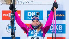 Biatlonistka Markéta Davidová zahájila novou sezonu vítězstvím