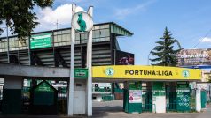 Hlavní vchod na stadion pražských Bohemians