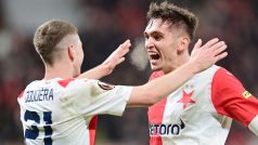 Fotbalisté Slavie v závěrečném šestém kole Evropské ligy doma rozdrtili Servette Ženeva 4:0.