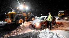 Extrémní mrazy omezily dopravu ve Švédsku