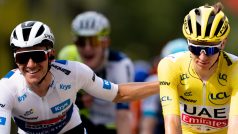 Remco Evenepoel a Tadej Pogacar na startu deváté etapy Tour de France 2024