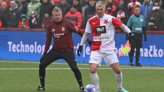 Michal Horňák a Martin Hyský v Silvestrovském derby